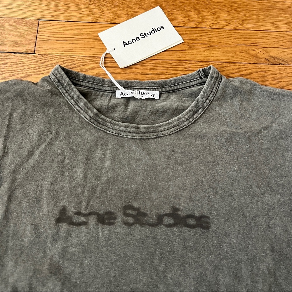 ACNE STUDIOS BLURRED LOGO T-SHIRT